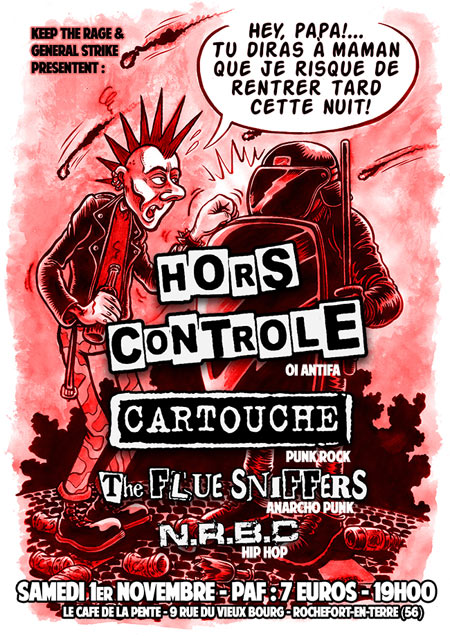 Concert au Café de la Pente le 01 novembre 2014 à Rochefort-en-Terre (56)