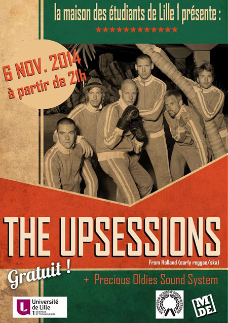 The Upsessions à la Maison des Étudiants le 06 novembre 2014 à Villeneuve-d'Ascq (59)