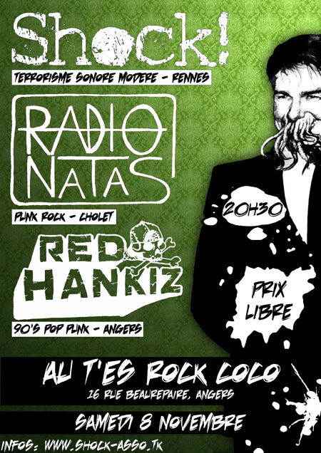 Concert au T'es Rock Coco le 08 novembre 2014 à Angers (49)