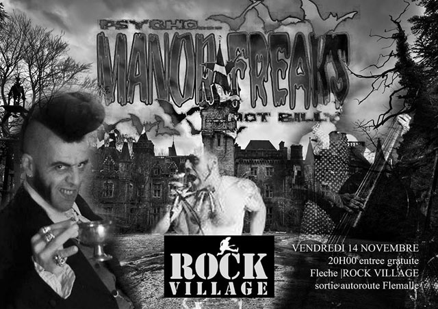 Manor Freaks au Rock Village le 14 novembre 2014 à Grâce-Hollogne (BE)