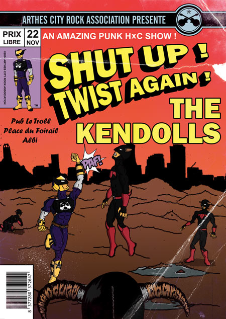 The Kendolls + Shut Up! Twist Again! au Troll le 22 novembre 2014 à Albi (81)