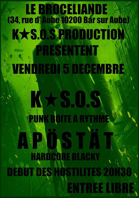 K-SOS + Apöstät au Brocéliande le 05 décembre 2014 à Bar-sur-Aube (10)