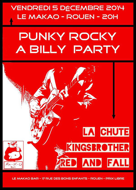 Punky Rocky A Billy Party au Makao Bar le 05 décembre 2014 à Rouen (76)