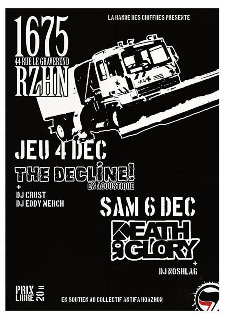 Death Or Glory au 1675 le 06 décembre 2014 à Rennes (35)