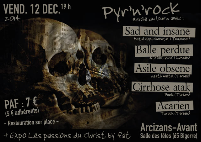 Pyr'n'Rock le 12 décembre 2014 à Arcizans-Avant (65)