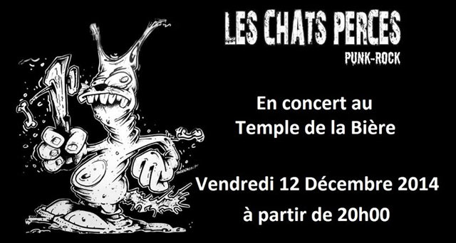 Les Chats Percés au Temple de la Bière le 12 décembre 2014 à La Couronne (16)