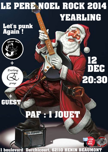 Pere Noel Rock 2014, Let's Punk Again le 12 décembre 2014 à Hénin-Beaumont (62)