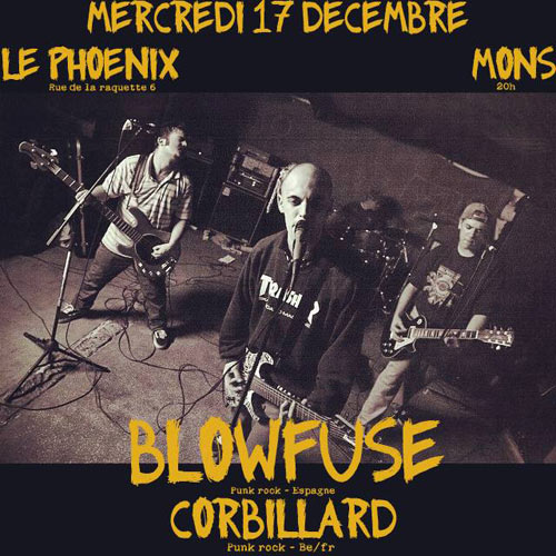 Blowfuse + Corbillard au Phoenix le 17 décembre 2014 à Mons (BE)