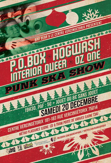 Punk Ska show au Centre Vercingétorix le 20 décembre 2014 à Paris (75)
