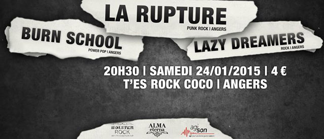 Concert au T'es Rock Coco le 24 janvier 2015 à Angers (49)