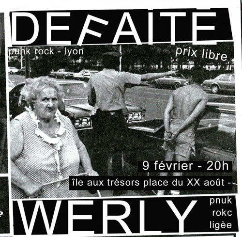 Défaite + Werly à l'Île aux Trésors le 09 février 2015 à Liège (BE)