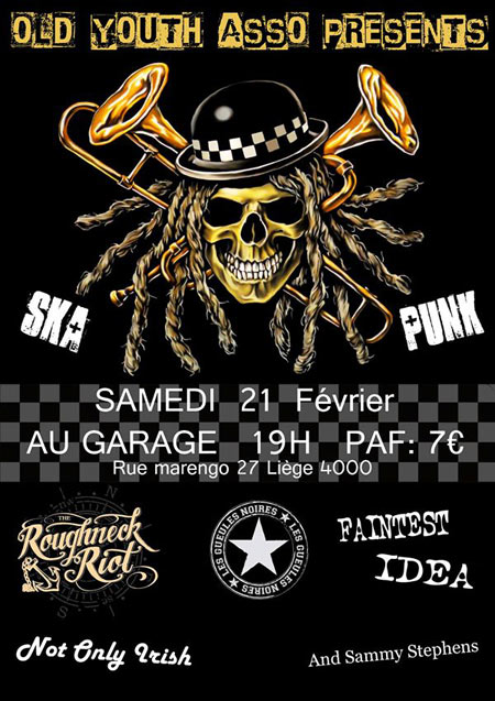 Concert Ska Punk au Garage Creative Music le 21 février 2015 à Liège (BE)