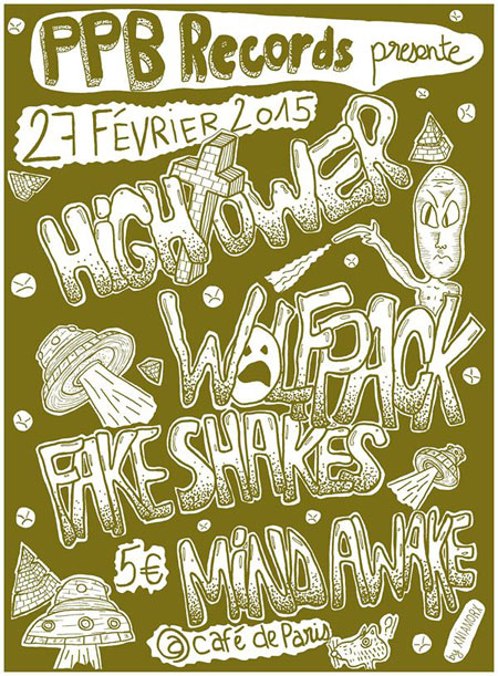 Hiver Hardcore chaud au Café de Paris le 27 février 2015 à Paris (75)