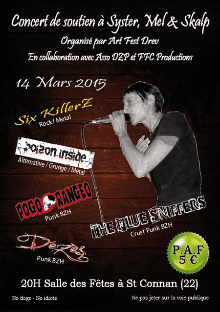 Concert de soutien à Syster, Mel & Skalp le 14 mars 2015 à Saint-Connan (22)