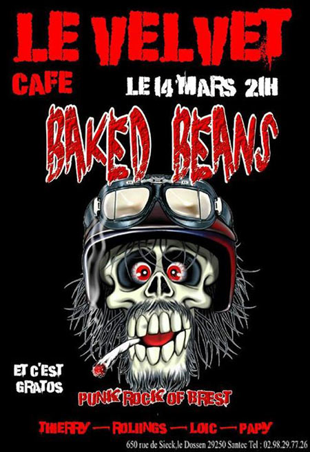 Baked Beans au Velvet Café le 14 mars 2015 à Santec (29)