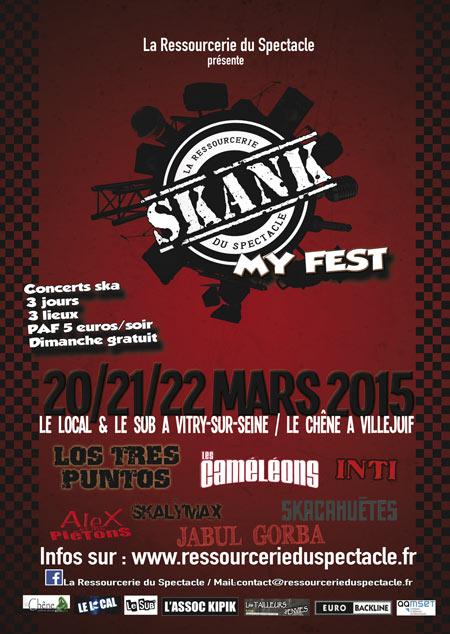 Skank My Fest - Au Sub le 21 mars 2015 à Vitry-sur-Seine (94)