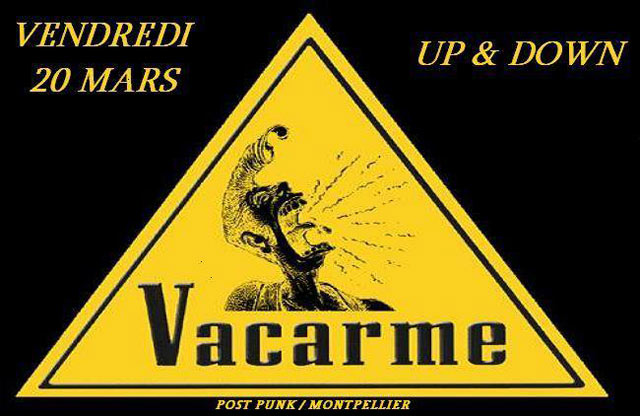 Mortal Pinard + Vacarme à l'Up & Down le 20 mars 2015 à Montpellier (34)