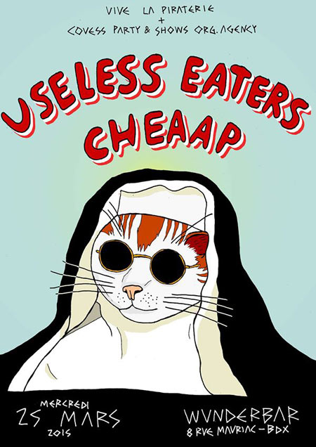 Useless Eaters + Cheaap au Wunderbar le 25 mars 2015 à Bordeaux (33)