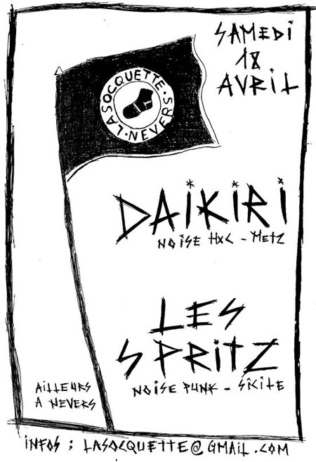 Daikiri + Les Spritz à la Socquette le 18 avril 2015 à Nevers (58)