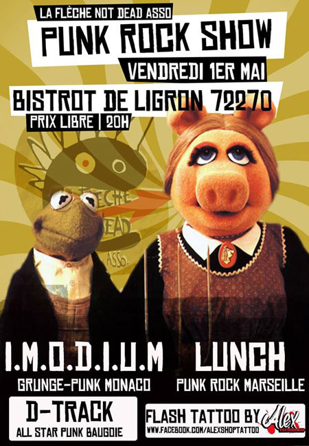 IMODIUM + Lunch + D-Track au Bistrot le 01 mai 2015 à Ligron (72)