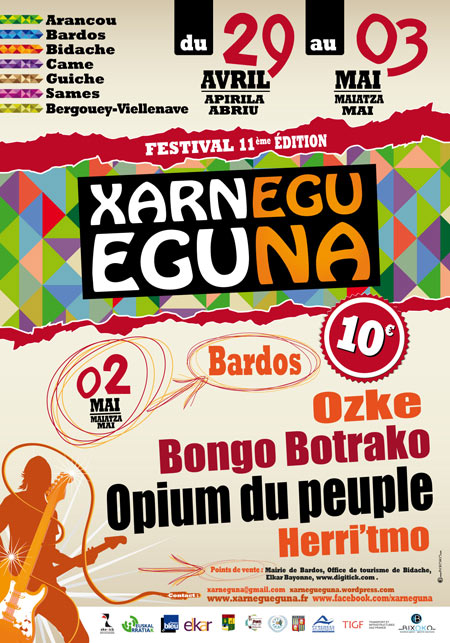 XARNEGU EGUNA le 02 mai 2015 à Bardos (64)