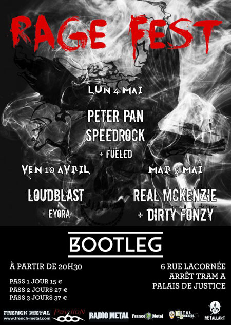 The Real McKenzies + Dirty Fonzy au Bootleg le 05 mai 2015 à Bordeaux (33)
