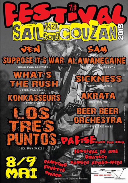 Festival Punk le 08 mai 2015 à Sail-sous-Couzan (42)