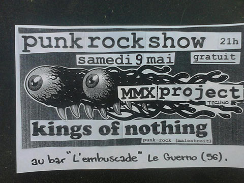 Kings Of Nothing à l'Embuscade le 09 mai 2015 à Le Guerno (56)