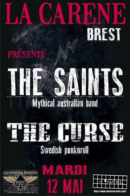 The Saints + The Curse le 12 mai 2015 à Brest (29)