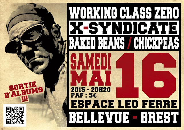 Concert à l'Espace Léo Ferré le 16 mai 2015 à Brest (29)