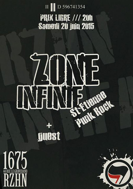 Zone Infinie au 1675 le 20 juin 2015 à Rennes (35)