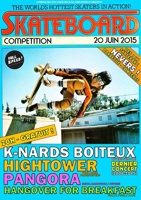 Skate Rocking Day #2 au skatepark le 20 juin 2015 à Nevers (58)