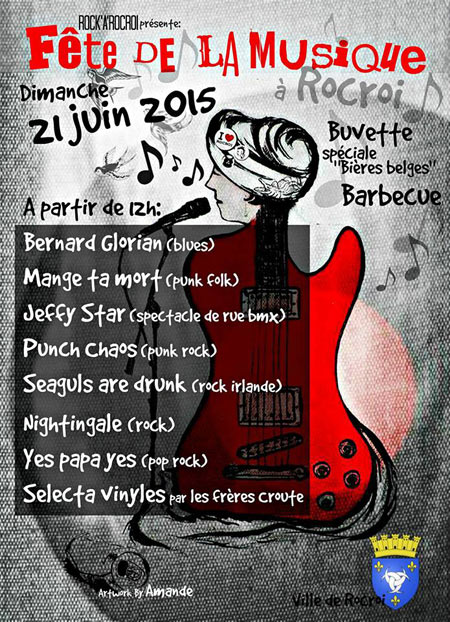 Mange Ta Mort @ Fête de la Musique le 21 juin 2015 à Rocroi (08)