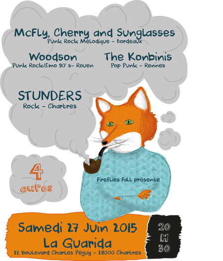 McFly, Cherry and Sunglasses + The Konbinis + Woodson + Stunders le 27 juin 2015 à Chartres (28)