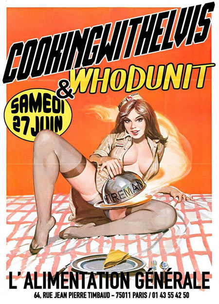 Whodunit + Cooking with Elvis le 27 juin 2015 à Paris (75)