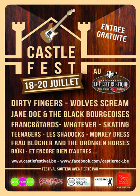 Castle Fest au Petit Rustique le 18 juillet 2015 à Rochefort (BE)