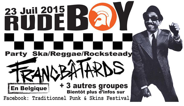 Rude Boy Party à la salle Damas le 23 juillet 2015 à Braine-le-Comte (BE)
