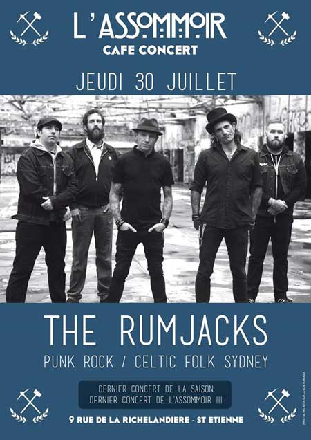 The Rumjacks à l'Assommoir Pub le 30 juillet 2015 à Saint-Etienne (42)