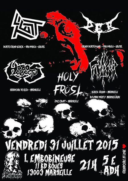 Concert Grind Crust Hardcore à l'Embobineuse le 31 juillet 2015 à Marseille (13)
