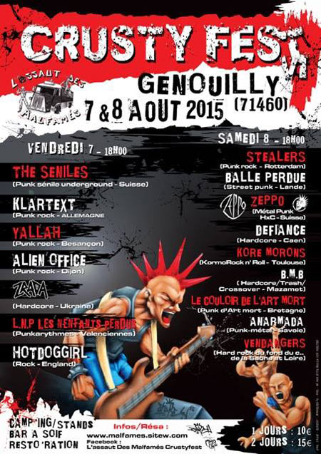 Crusty Fest 6 le 07 août 2015 à Genouilly (71)
