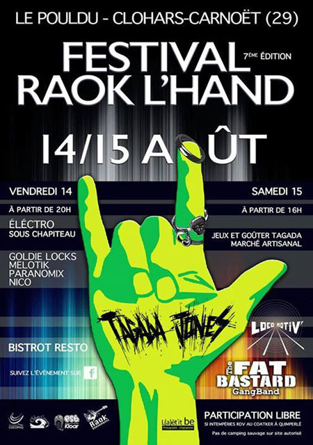 Festival Raok l'Hand #7 le 15 août 2015 à Clohars-Carnoët (29)