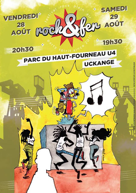 Festival Rock n' Fer: Los Fastidios+ The Filaments+ PKRK+ ... le 28 août 2015 à Uckange (57)
