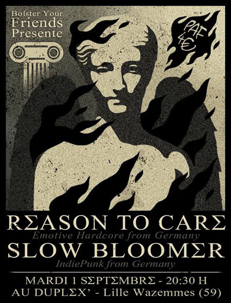 Reason To Care + Slow Bloomer au Duplex le 01 septembre 2015 à Lille (59)