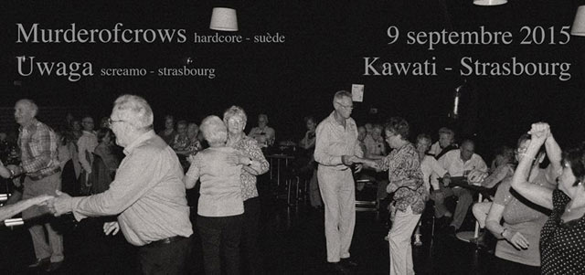 Murderofcrows + Uwaga aux Kawati Studios le 09 septembre 2015 à Strasbourg (67)