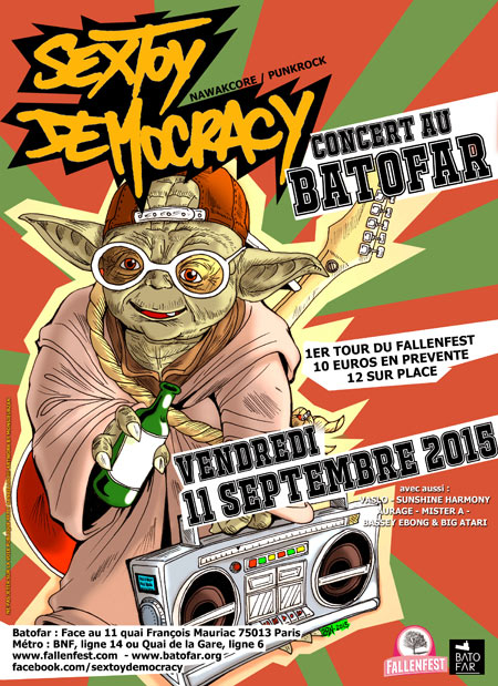 Sextoy Democracy au Batofar le 11 septembre 2015 à Paris (75)