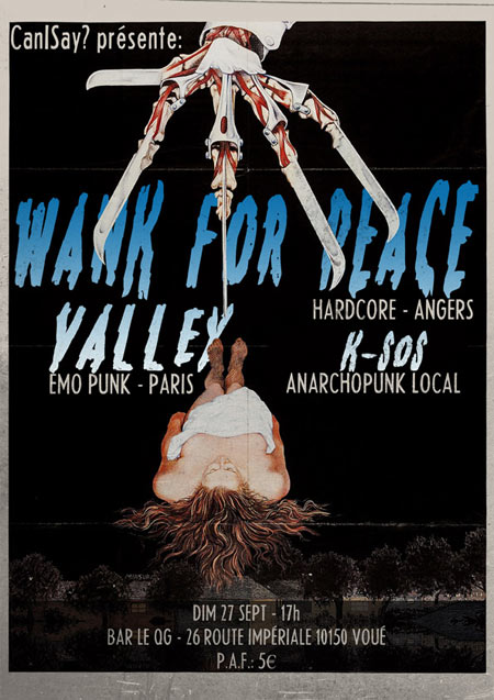 Wank For Peace + Valley + K-Sos au bar le QG le 27 septembre 2015 à Voué (10)
