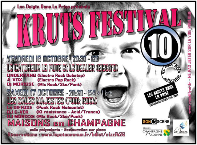 Kruts Festival #10 le 17 octobre 2015 à Maisons-en-Champagne (51)