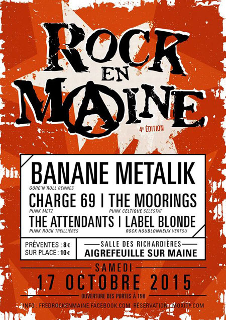 Rock En Maine 4 le 17 octobre 2015 à Aigrefeuille-sur-Maine (44)