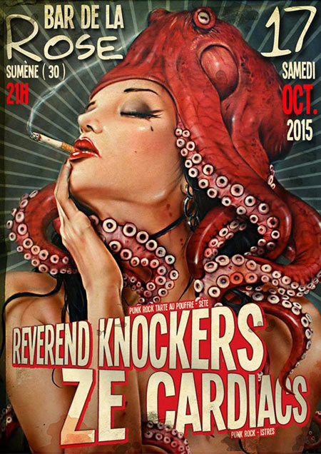 Reverend Knockers + Ze Cardiacs au bar de la Rose le 17 octobre 2015 à Sumène (30)