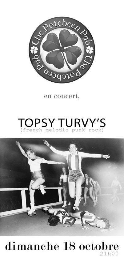 Topsy Turvy's au Potcheen Pub le 18 octobre 2015 à Mont-de-Marsan (40)